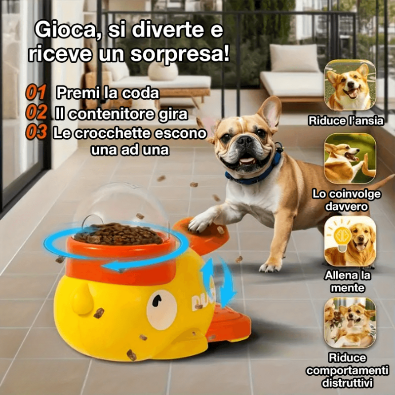 SnackBuddy™ - Dispenser Interattivo per cani & gatti
